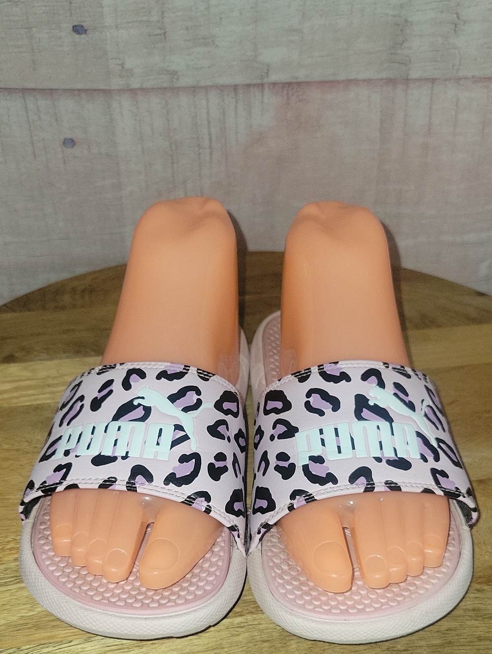 Puma Pink Slides - Picture 3 of 9